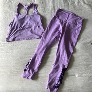 Fabletics Matching Two-Piece Workout Set
